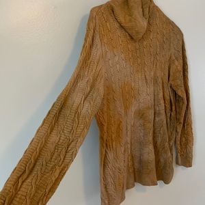 Tye dye thin sweater turtleneck
